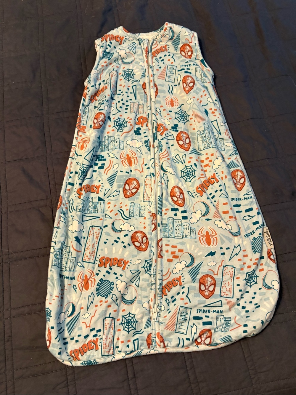 Marvel Spider-Man Kids Sleep Sack - Blue & Orange